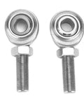 Heavy Duty Beefed Up Spherical Rod End Heim Joint 2 Pack CMR-8 1/2 Inch Ball 1/2-20 Male Thread image showing durable steel spherical joints.