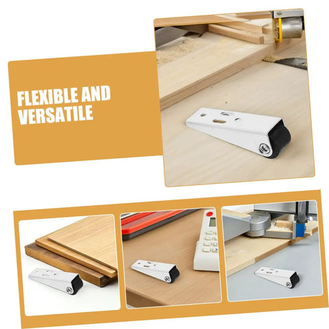 Rock Solid Four Piece Sliding Door Bottom Support Wheels Heavy Duty Rollers For Smooth Barn Door Gliding Quiet Caster Hardware With Dual Mounting Options Wear Resistant Design Zero Fuss Wardrobe Pulley Kit on wooden surface with tools.