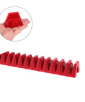 Red Modular Wrench Organizer Tray For Quick Access Grab And Go Tool Holder For Diy Storage On Workbenches Space Saving Design