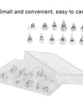 12 Size Push Press Button Tool Set for Watchmakers Alloy Construction Includes Storage Box DIY and Pro Grade Watch Repair Kit displayed