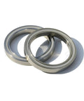 10 Pack 316L Stainless Steel Deep Groove Ball Bearings S6807-2RS showing two waterproof sealing rings.
