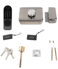 Foolproof Smart Biometric Door Lock With Wireless App Control And Instant Keyless Entry Heavy Duty Aluminum Alloy Fingerprint Deadbolt parts and accessories.