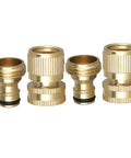 Heavy Duty Brass Quick Connect Hose Fittings Set With Male Thread Adapters And Flexible Tap Connectors Air Line Couplers And Plugs 10 Pack Garden Hose Splitter Kit For Leak Free Watering And Easy Setup brass hose adapters