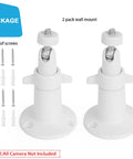 Two Pack Wall Mount Bracket For SimpliSafe Outdoor Security Camera 360 Degree Rotating Holder With 1 Quarter Inch Screw Thread