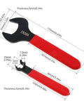 Pro Grade Coilover Spanner Wrench Set With Roll Up Pouch Includes ER16M ER20A 38 to 42 APU16 ER32 ER40 Collet Chuck Wrenches