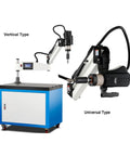 CNC Tapping Machine Automatic Horizontal Threading For M3 To M20 With 500 RPM Speed featuring vertical and universal types