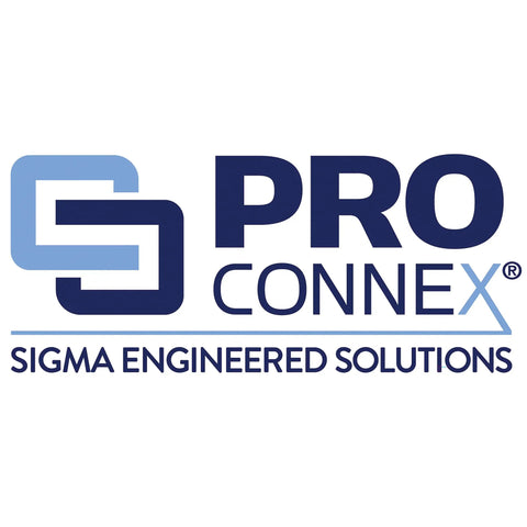 PRO CONNEX logo for 3 Inch Rugged Plastic Insulating Bushing For Electrical Conduits IMC And Threaded Connectors, Thermoplastic, Flame Retardant, 105C Rated, CULus Listed, 1 Pack