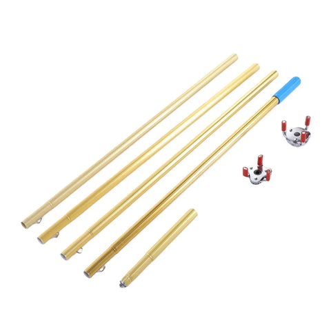 Smoke Detector Removal Tool With Four Meter Aluminum Pole crafted for high ceilings, includes extendable poles and removing heads.