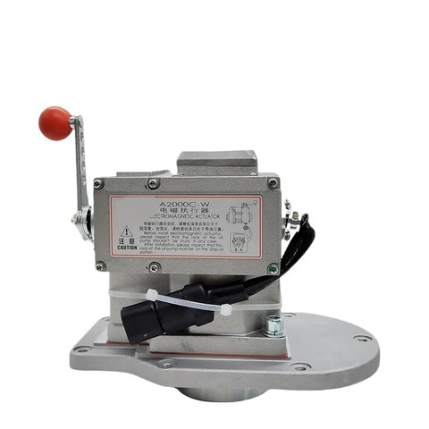Shop Grade Electric Linear Actuator Featuring Electro Magnetic Driven Oil Pump Drive For Daily Grind And Precise Positioning A2000C F Hella Reliable Smooth Operator with control lever and connections.