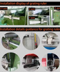 Two Axis DRO Readout Display For Milling Machines And Lathes Compatible With Bridgeport Knee Mills installation details