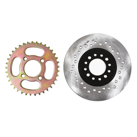 32 Inch Rear Axle Kit With Brake Assembly And Sprocket Hub Replacement For Go Karts ATVs Quad Bikes And Drift Trikes, Heavy Duty