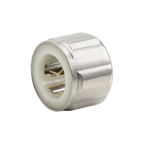 Heavy Duty One Way Clutch Needle Roller Bearing Set Built Tough For Zero Slop Operation And Slick Gear Transitions In Tight Engine Compartments Without Compromising Reliability, silver metal design.