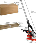 Heavy Duty 2800W Corded Angle Grinder With Six Speed Settings And Detachable Head For Precise Cutting And Grinding Jobs shown with packaging.