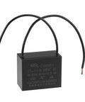 Ceiling Fan Capacitor CBB61 25uF 250V AC 2 wires metallized polypropylene film capacitor 48x38x26mm for electric fans