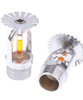 Side Hidden Fire Sprinkler Head Concealed Design With 57C Rapid Activation For Vertical Down Spray Pro Grade Fire Protection ceiling mount chrome finish