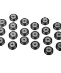 Top Tier V Slot Pulley For Modern 3D Printers featuring smooth 625ZZ bearings, 20 black POM wheels for gantry systems.
