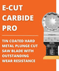 Tear Through Steel Pipe Masonry Brick Cement Board And Wood With This Rugged Starlock Oscillating Multitool Carbide Blade Designed For No Drag Cutting And Pro Level Control On Demolition Projects. Tin-coated plunge cut carbide saw blade.