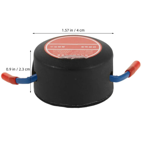 Badass Two Pack Aerosol Self Activating Auto Fire Extinguisher Sticker With Sticky Adhesive Backing For Car Engine Garage Or Rig That Takes Care Of Smoke Quick, compact fire suppression device, 1.57 in diameter.