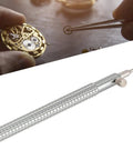 Watch Crown Remover Tool With 6 Replacement Heads, Alloy Steel Pro Grade Crown Tube Extractor for wristwatch repair.