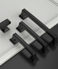 10 Pack 5 Inch Matte Black Kitchen Cabinet Handles And Cabinet Pulls displayed on a surface