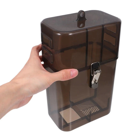 Tough As Nails Universal Electric Vehicle Charger Cover Featuring Waterproof Connector Housing And Smart Thermal Venting For Reliable Outdoor Plug And Port Protection held in hand.