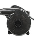 Powerful 1000W Electric Hand Blower For Computer Keyboards And Household Dust Removal High Speed Airflow Compact Portable Cleaning Setup No Sweat Grime Eraser Tool, black blower unit top view.