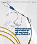 Beefy Steel Wire Puller Tape 200 Foot Long One Sixth Inch Wire Diameter With Handy Storage Case For Attic Wiring Image Showing Flexible Glass Fiber Rod