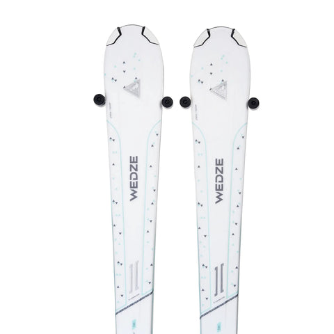 Heavy Duty Ski Wall Mount Storage Rack Eight Pack Edge Safe Vertical Hangers Modern Industrial Design Top Tier Vulcanized Rubber on white skis.