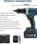 Cordless Rivet Gun With Brushless Motor Beast Mode For Quick M3 To M12 Rivet Nut Sets on steel and aluminum with adjustable gears.