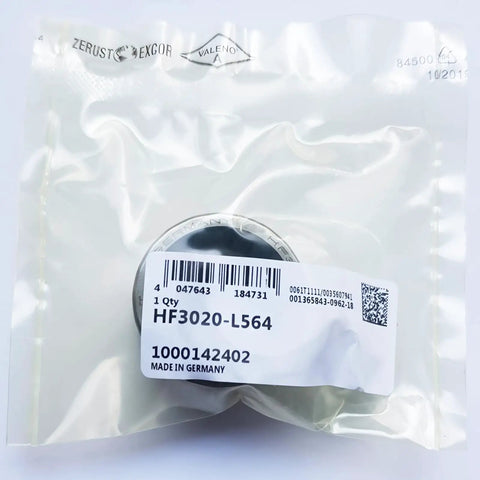 HF3020L564 One-Way Needle Roller Clutch Bearing Drawn Cup 30X37X20MM in packaging, labeled and made in Germany.