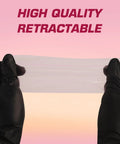 Hands holding a transparent wrap, Large Pink Pen Machine Covers Set 200 Pcs Disposable Tattoo Wraps background