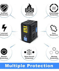 Beefy Workhorse 4KW 5HP 220V Variable Frequency Drive with multiple protection features including overload and overvoltage protection.