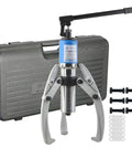 Beefy Hydraulic Gear Puller Kit With Adjustable Jaws And Bearing Hub Separator, Heavy Duty 5 Ton 10 Ton 15 Ton 20 Ton Pulling Tool in case