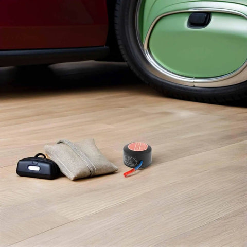 Slap This Auto Fire Suppressant Disc Straight Up On Dashboards Or Beneath Hood Panels Where Heat Spikes Triggers Instant Aerogel Burst.