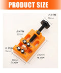 Tabletop Bead Drilling Vise Set With Four Point Rubber Tipped Posts Hand Pin Vise And Mounting Slots For Bead Drilling Jewelry Making Model Fixing And Small Parts Clamp Tool For Handy Go To Pro Grade Precision Handwork, 106mm x 60mm