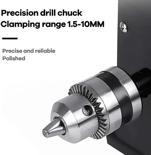 Precision drill chuck for Compact Portable Benchtop Table Saw 1800W Upgrade With Adjustable 0 To 90 Degree Angles.