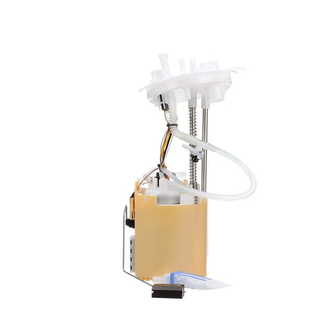 Straight Up Fg2186 Fuel Pump Module Assembly Plug And Play Oem Rebuild with yellow housing and sensors, designed for long haul miles.