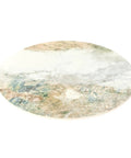 Heavy Duty Sintered Stone Lazy Susan Silent Rotating Serving Tray For Kitchen Table Gamechanger Round centerpiece with elegant marble design.