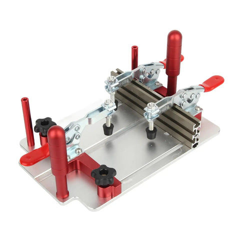 Router Table Coping Sled And Rail Coping Clamp For Woodworking Safety Sled with aluminum build and adjustable clamps