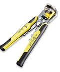 Automatic Wire Stripper Tool 8 Inch Self Adjusting With Replaceable Springs, Wire Cutter And Crimping Pliers For 10-24 AWG
