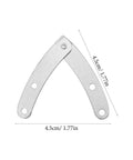 10 Pack Silver Tone Drop Down Lid Hinges With Lid Stay Support For Flap Doors And Cabinets Easy Install DIY Projects Wooden Wine Cases