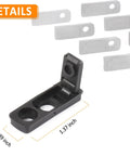 Universal Lighter Repair Kit For Zippo And Kerosene Models Featuring Straight Up Easy Fix showing black plastic component 1.37 inch long.