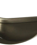 Heavy Duty Zinc Die Cast Cabinetry Pull Satin Nickel Hardware Screws Included Smooth Gliding Action view from the side.