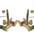 Left and Right Steering Knuckles for Drum Brake Wheel Hubs for 50cc 70cc 90cc 110cc 125cc ATVs Go Kart Quad Bikes Replacement Kit