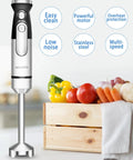 Powerful Handheld Immersion Blender 700W With Infinite Variable Speeds All In One Stainless Steel Stick Mixer with vegetables