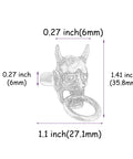 Dope License Plate Screws For Motorcycles 2 Pack Anti Theft Bolts Frame Fasteners With Copper Finish dimensions illustration