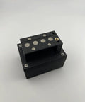 Wireless Digital Setting Circles DSC Encoder Kit for Dobsonian and Alt Az Telescopes, compact black unit with metal accents