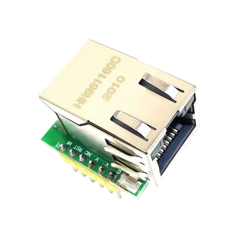 W5500 Ethernet Networking Module For Microcontrollers With SPI Connectivity Eight Socket Support 3V3 Operation 5V Tolerant IO LED