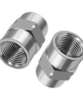 304 Stainless Steel Reducing Coupling Adapter Three Quarter Inch NPT Female To Half Inch NPT Female Hex Pipe Fitting For Air Water Gas Oil Heavy Duty Pack Of Two