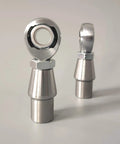 Heavy Duty Heim Joint Kit Featuring 5/8-18 Chromoly Rod End Bearings With Zinc Plated Jam Nuts For Suspension Linkage And Panhard Rods Shop Grade Hardware Built Different For Rugged Mud Crawls And Trail Ready Setup Set Of Two, showing two chromoly rod end bearings.